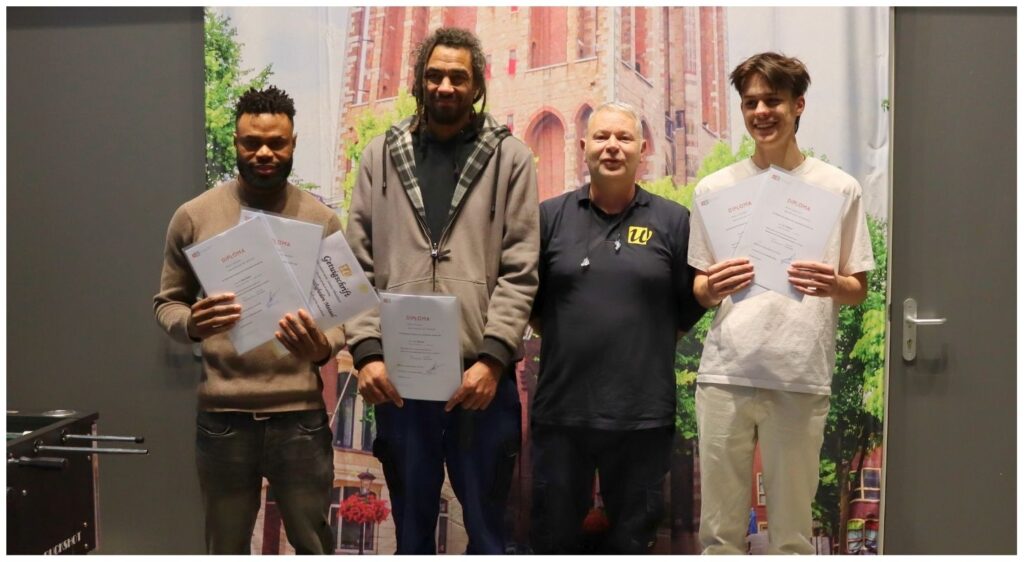 Uitreiking lasdiploma's