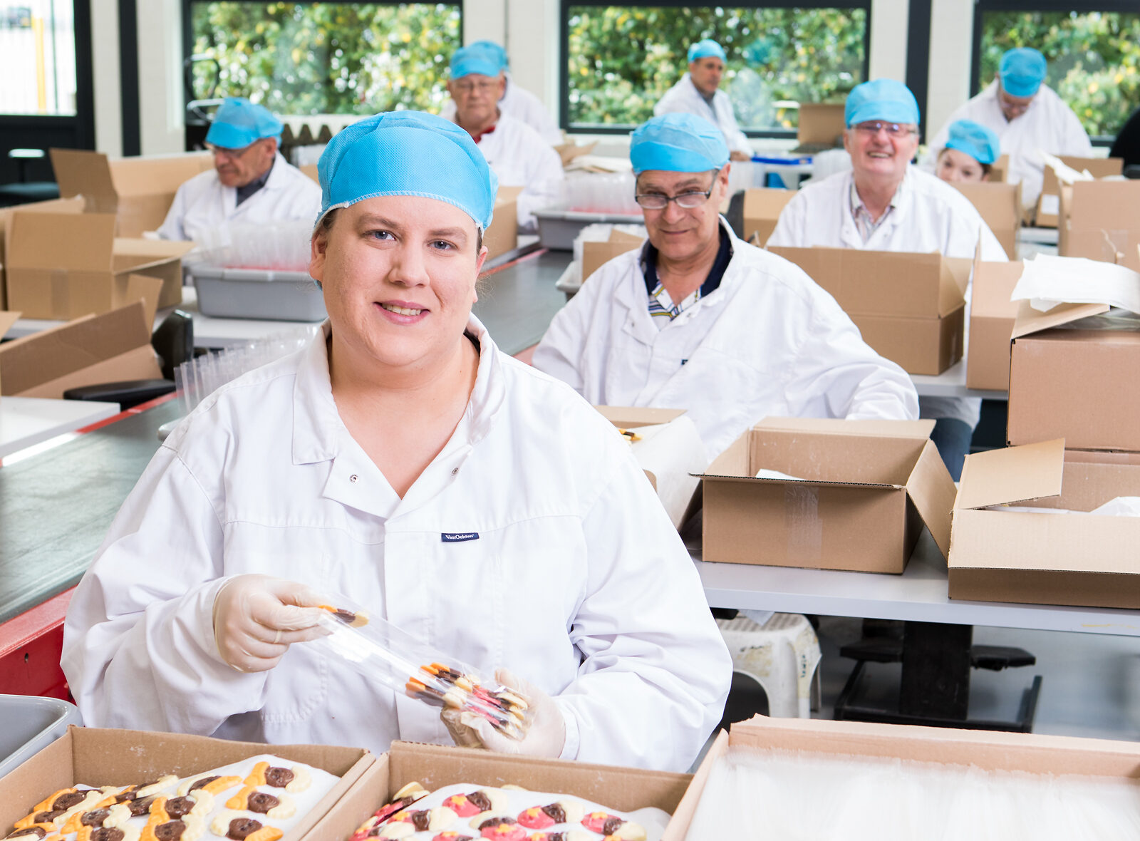 Verpakkingsafdeling van UW