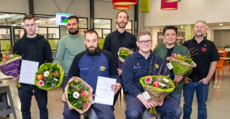 Geslaagd! Deelnemers lasopleiding ontvangen hun lasdiploma; er is weer plek voor nieuwe deelnemers